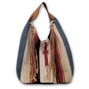 Striped Fringe Scully Bag